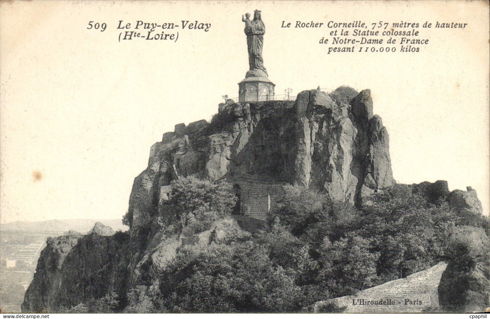 CPA Le Puy en Velay Hte Loire Le Rocher Corneille