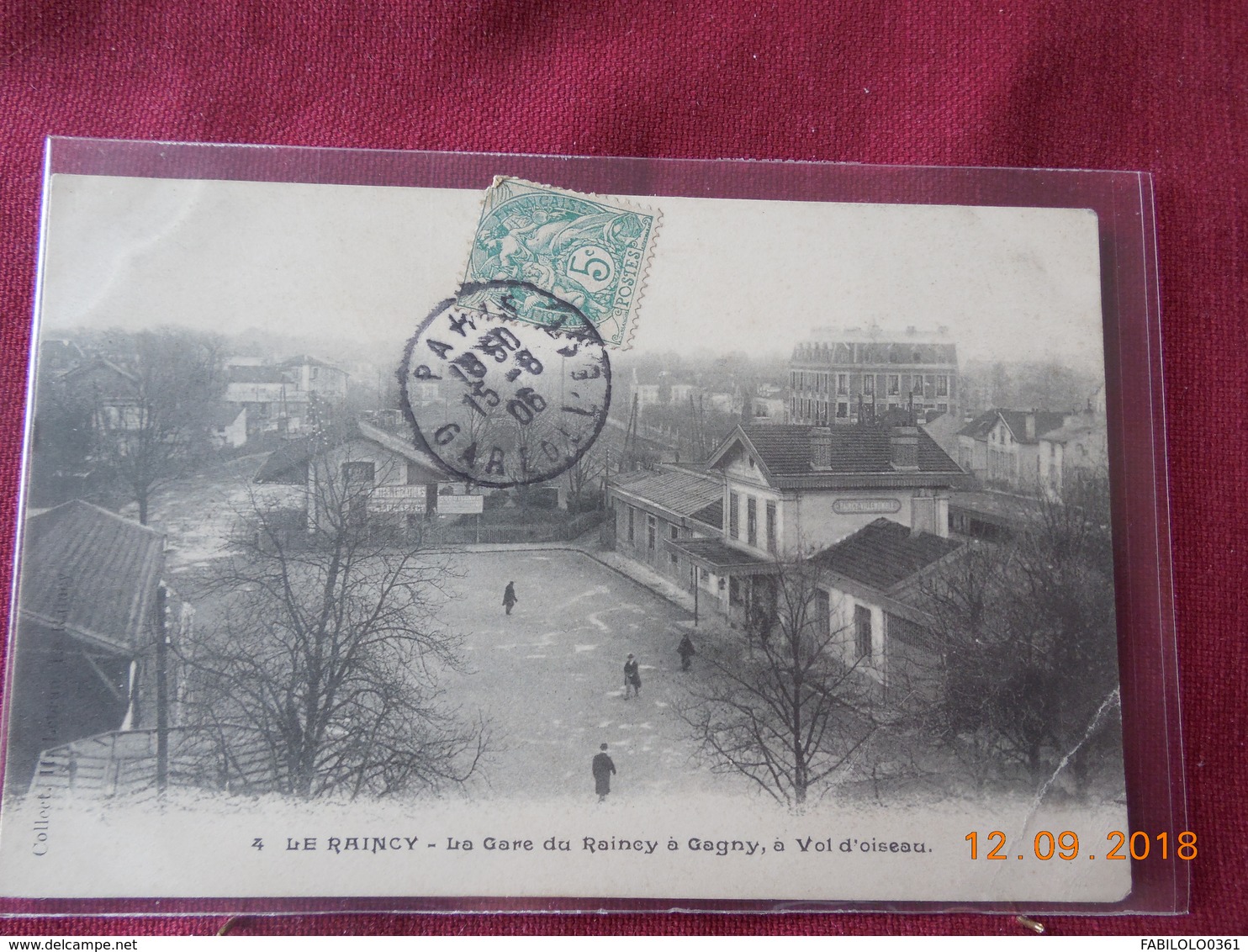 CPA - Le Raincy - La Gare du Raincy à Gagny, à Vol d'oiseau