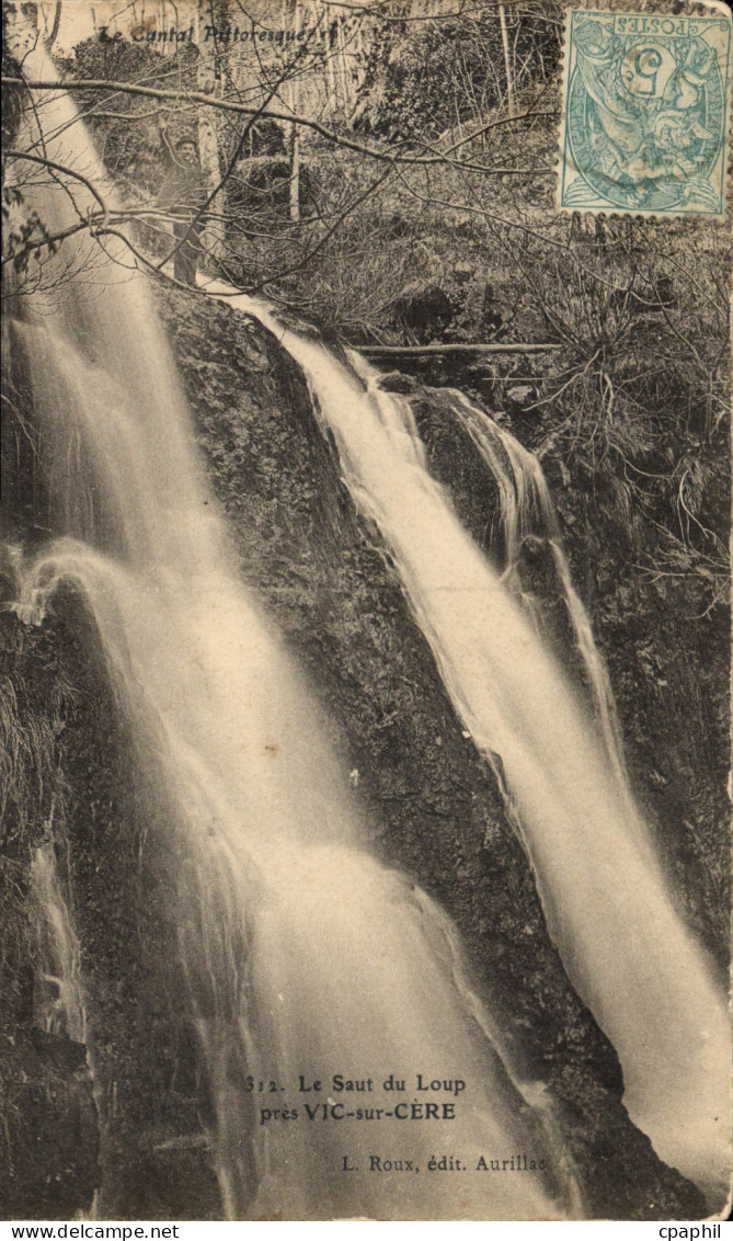 CPA Le Saut du Loup pres Vic sur Cere