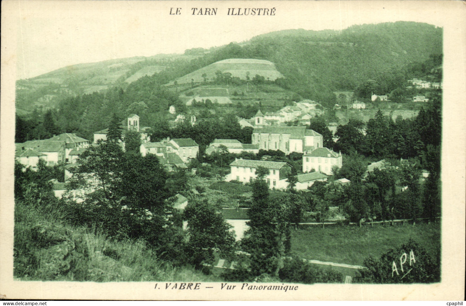 CPA Le Tarn et Garonne Vabre Vur Panoramique