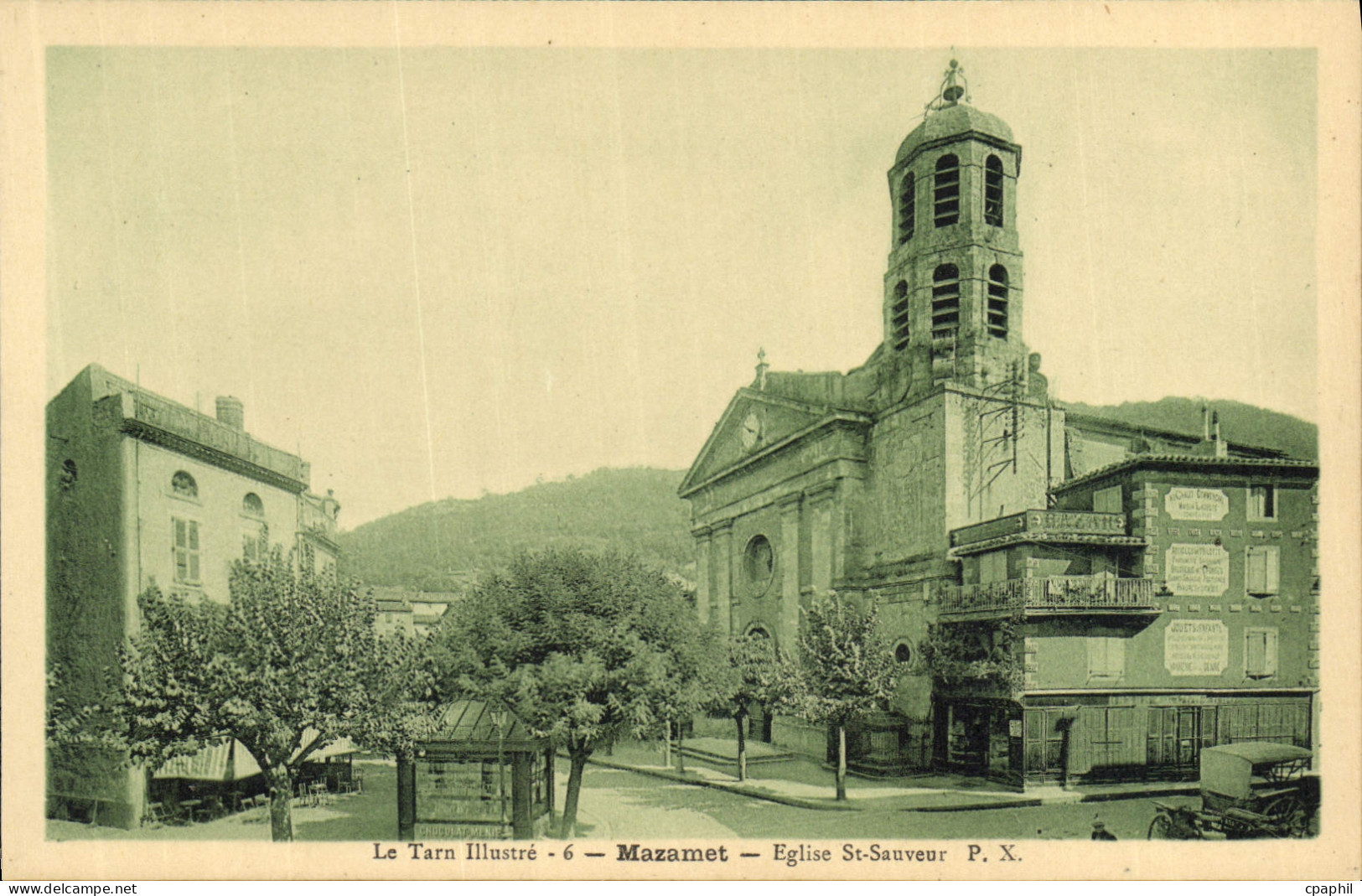 CPA Le Tarn illustre Mazamet Eglise St Sauveur