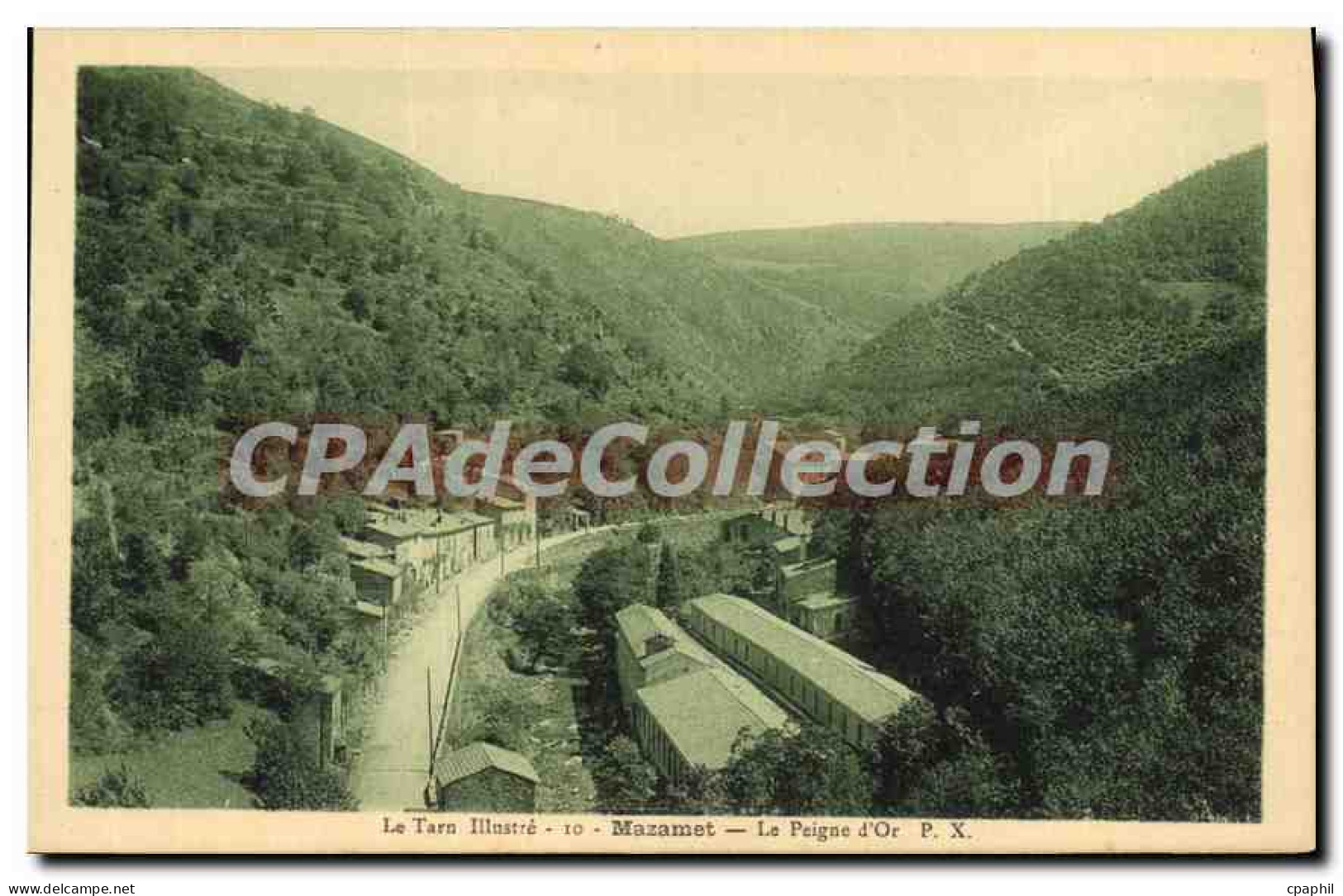 CPA Le Tarn illustre Mazamet Le Peigne d'Or