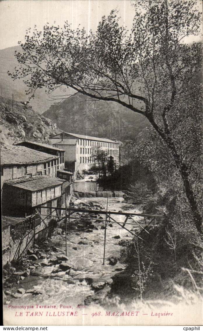 CPA Le Tarn Ilustae Mazamet Laquiere