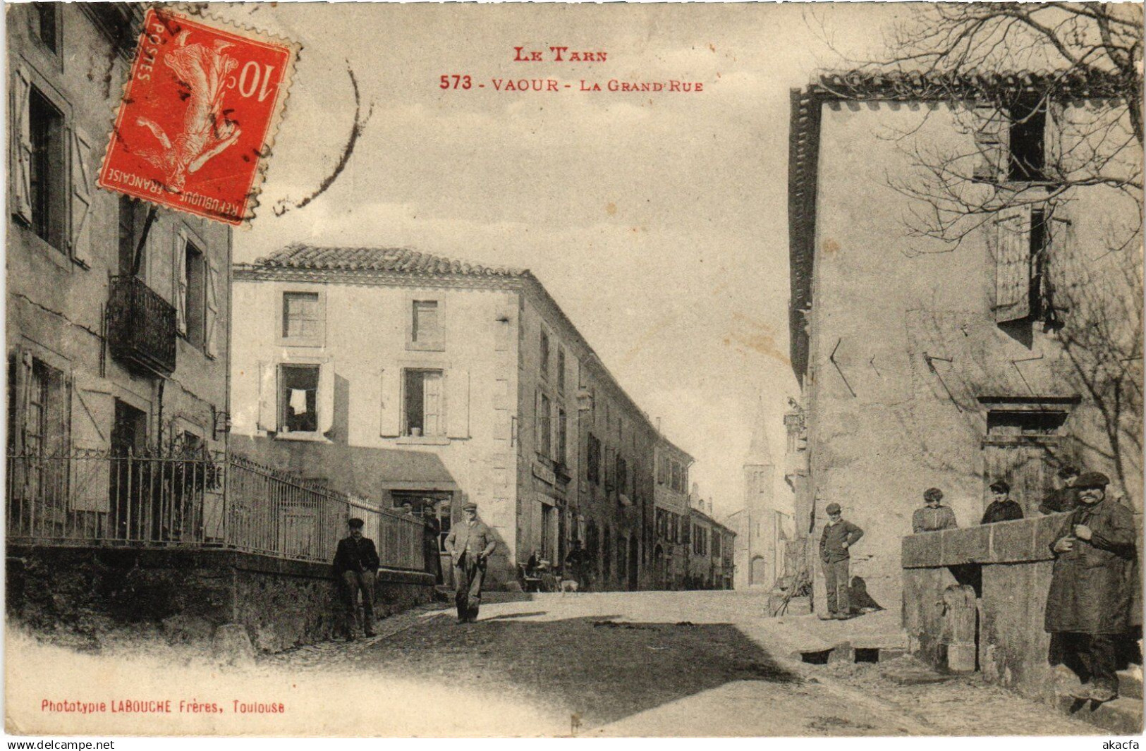 CPA Le Tarn Vaour La Grande Rue (1276650)