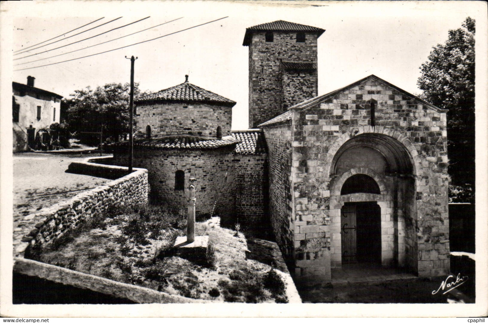 CPA Le Teil Ardeche Eglise de Melas Classee Monument Historique