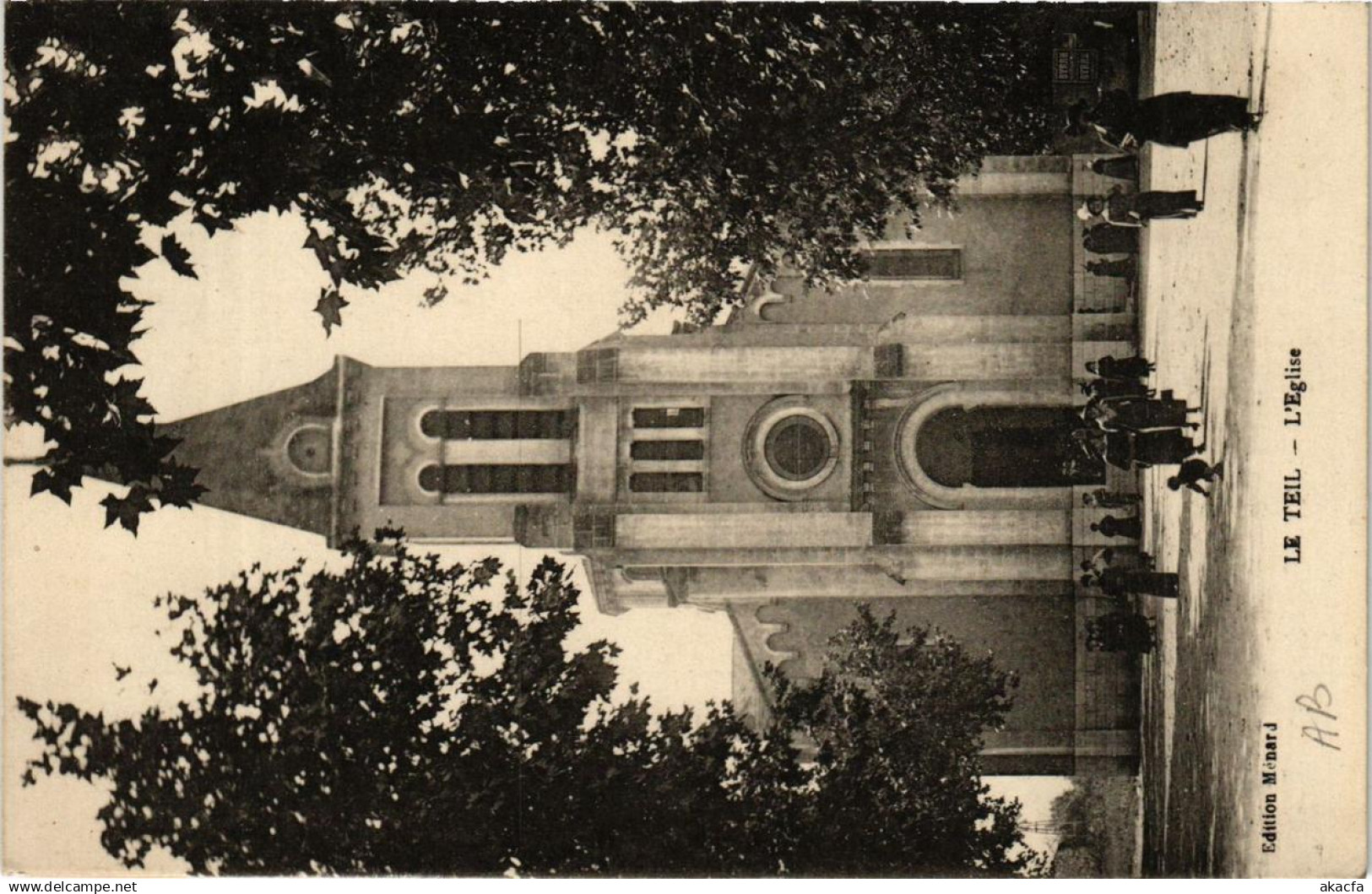 CPA Le TEIL L'Église (660636)