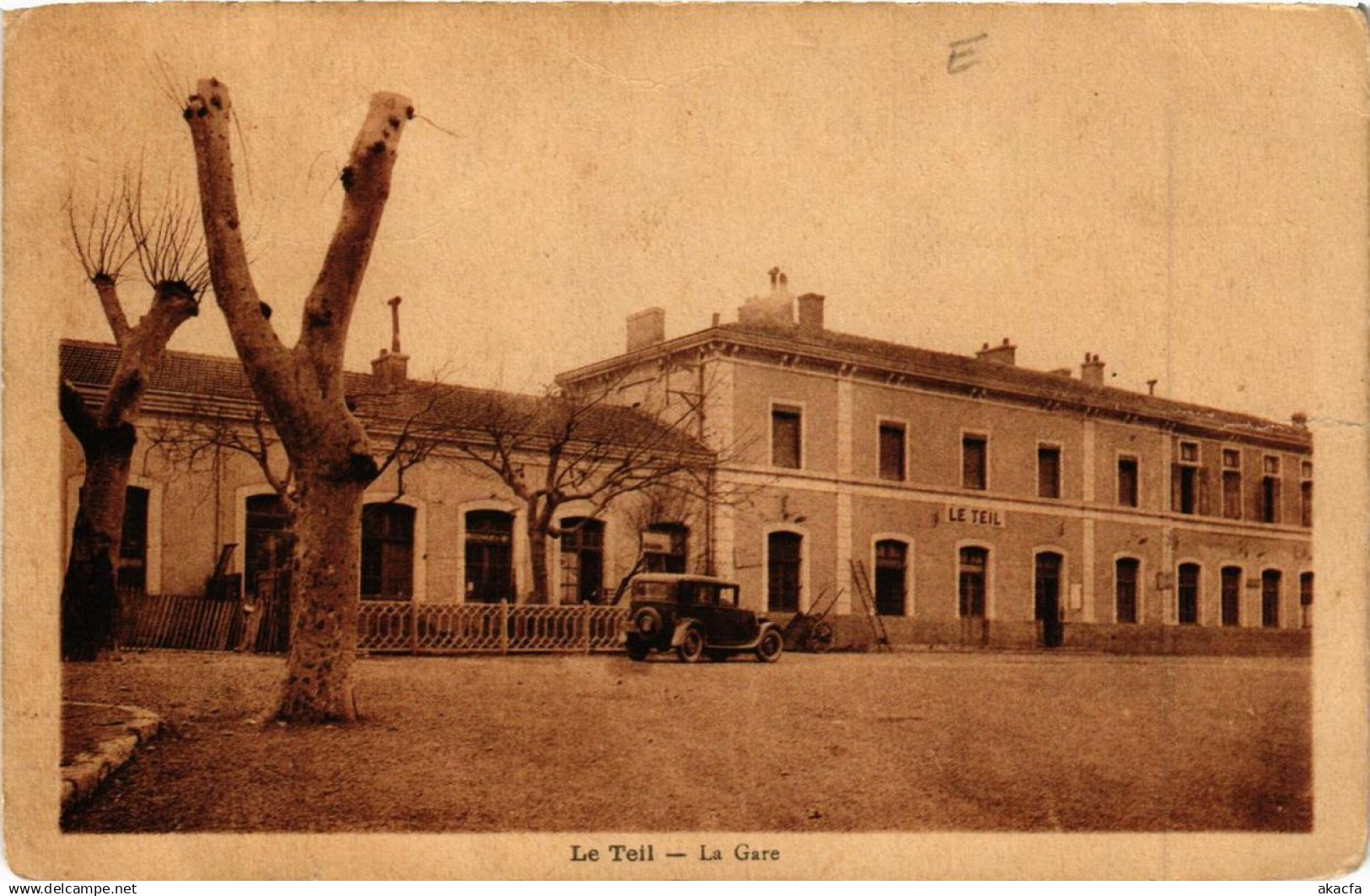 CPA Le TEIL La Gare (660645)
