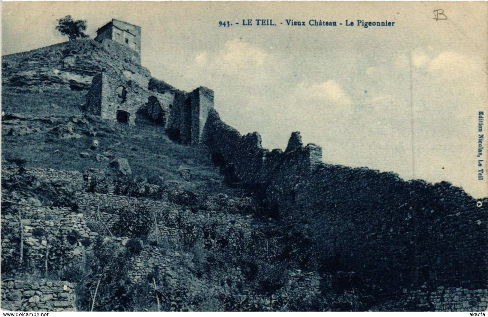 CPA Le TEIL Vieux Chateau. Le Pigeonnier (660687)
