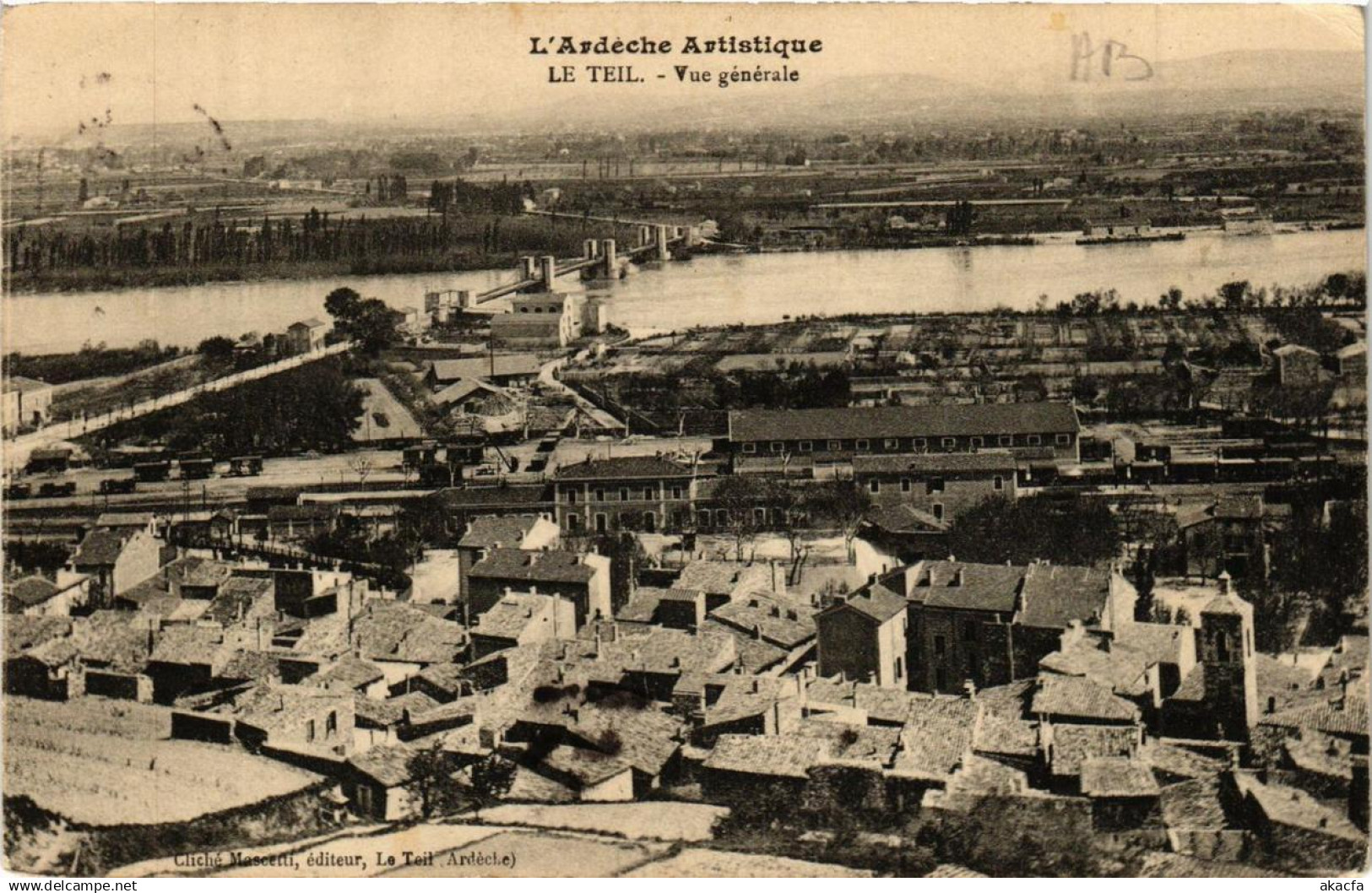 CPA Le TEIL Vue générale (660649)