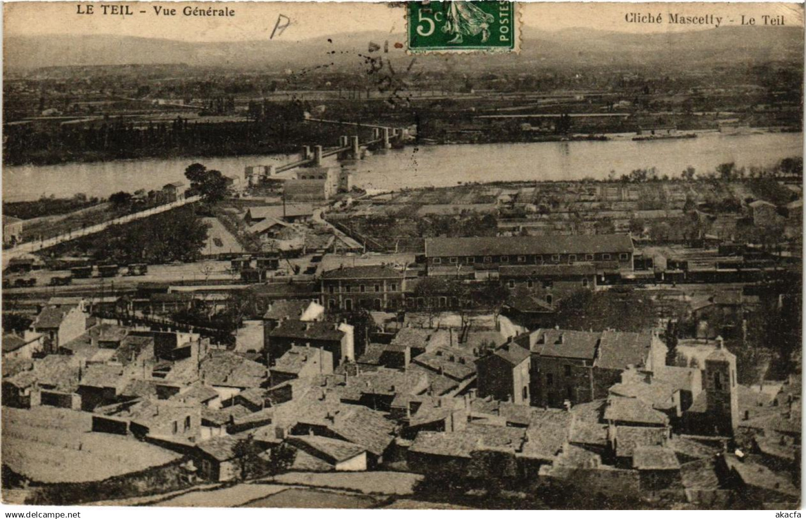 CPA Le TEIL Vue générale (660655)