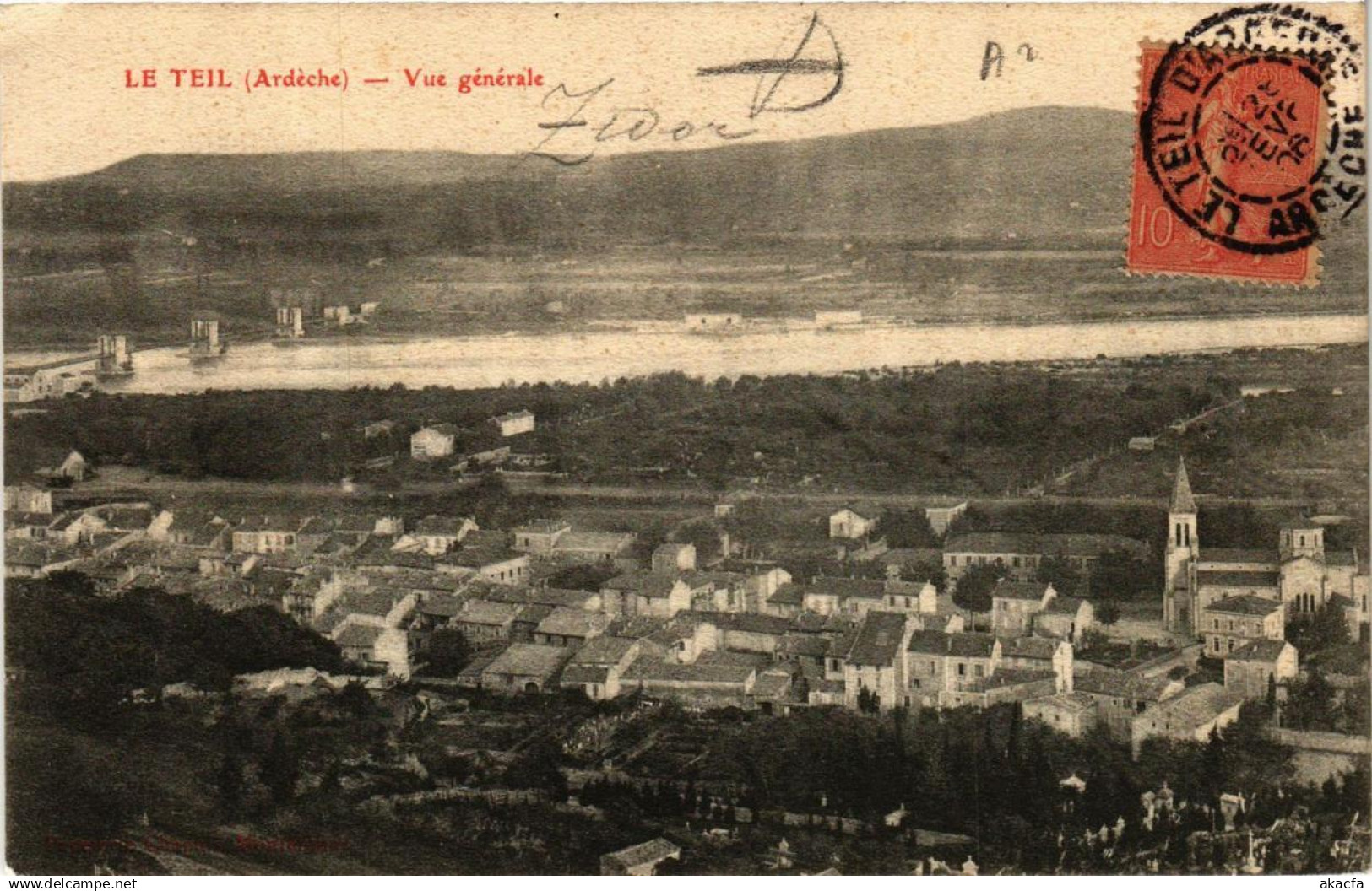 CPA Le TEIL Vue générale (660671)