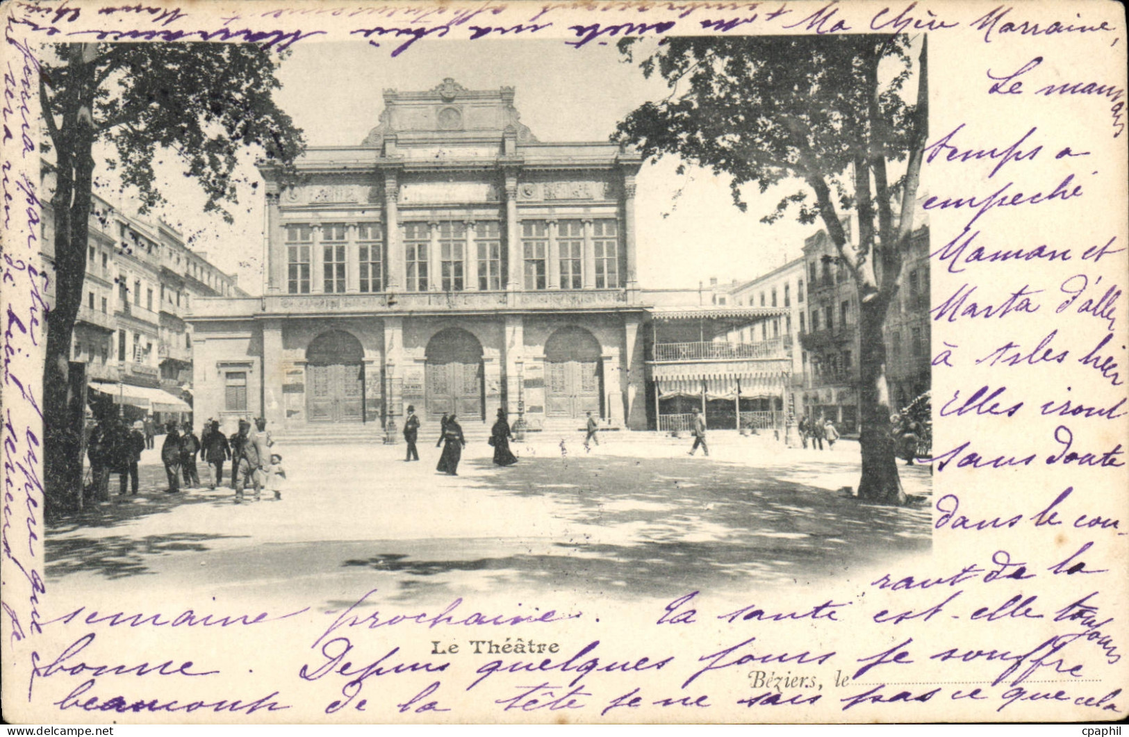 CPA Le Theatre Beziers