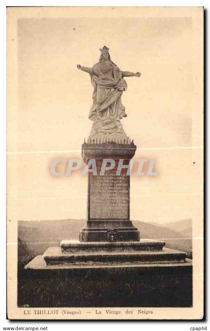 CPA Le Thillot La Vierge des Neiges