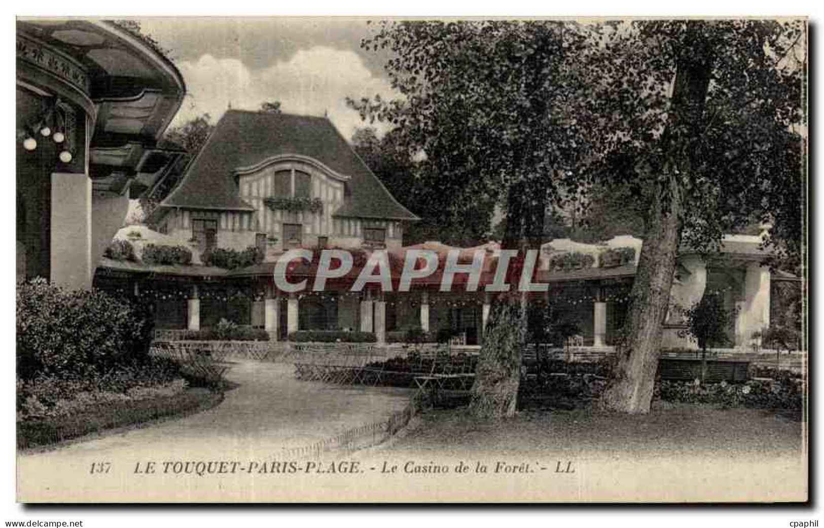 CPA Le Touquet paris Plage le Casino de la Forel