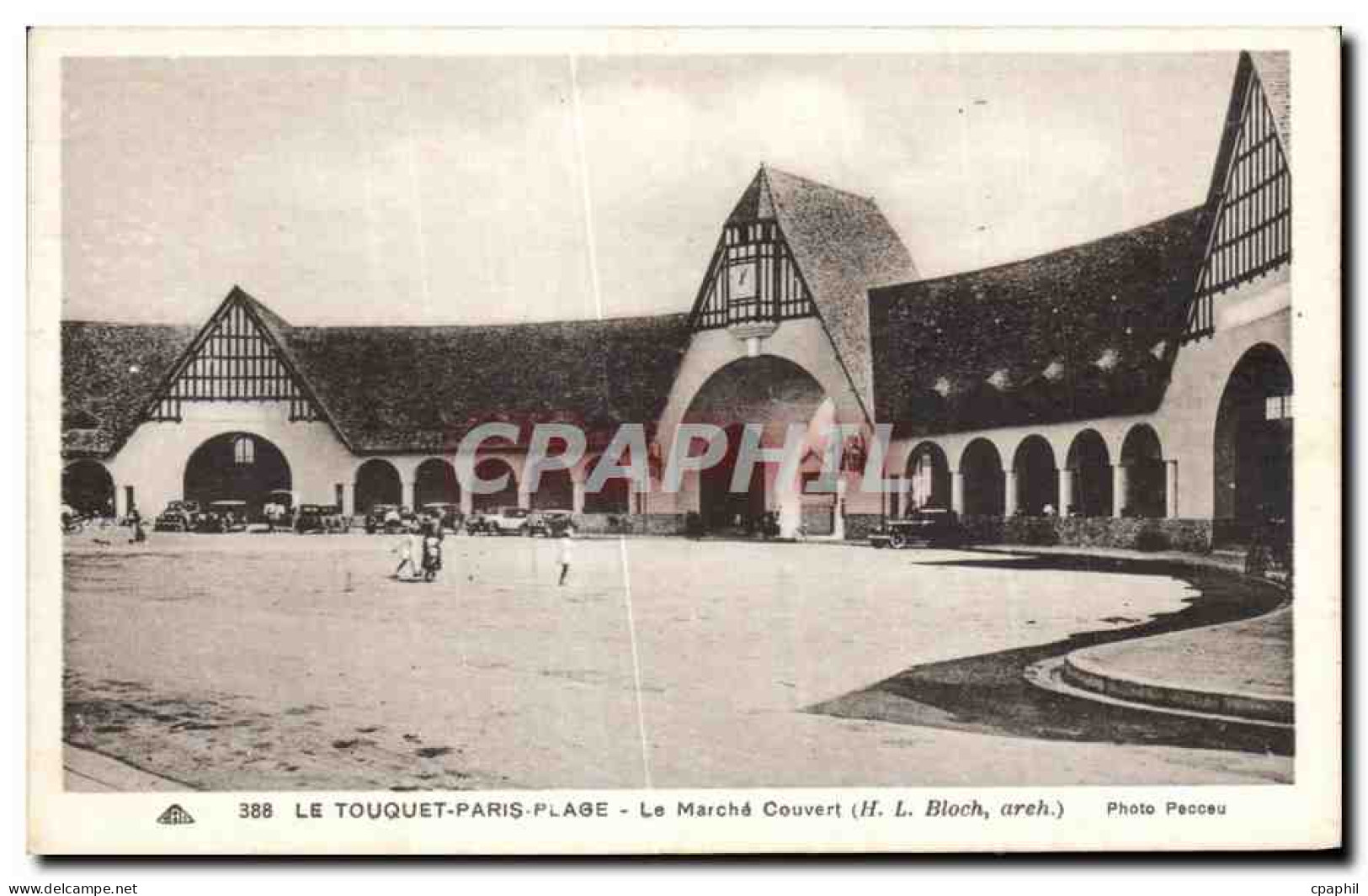 CPA Le Touquet Paris Plage Le Marche Couvert