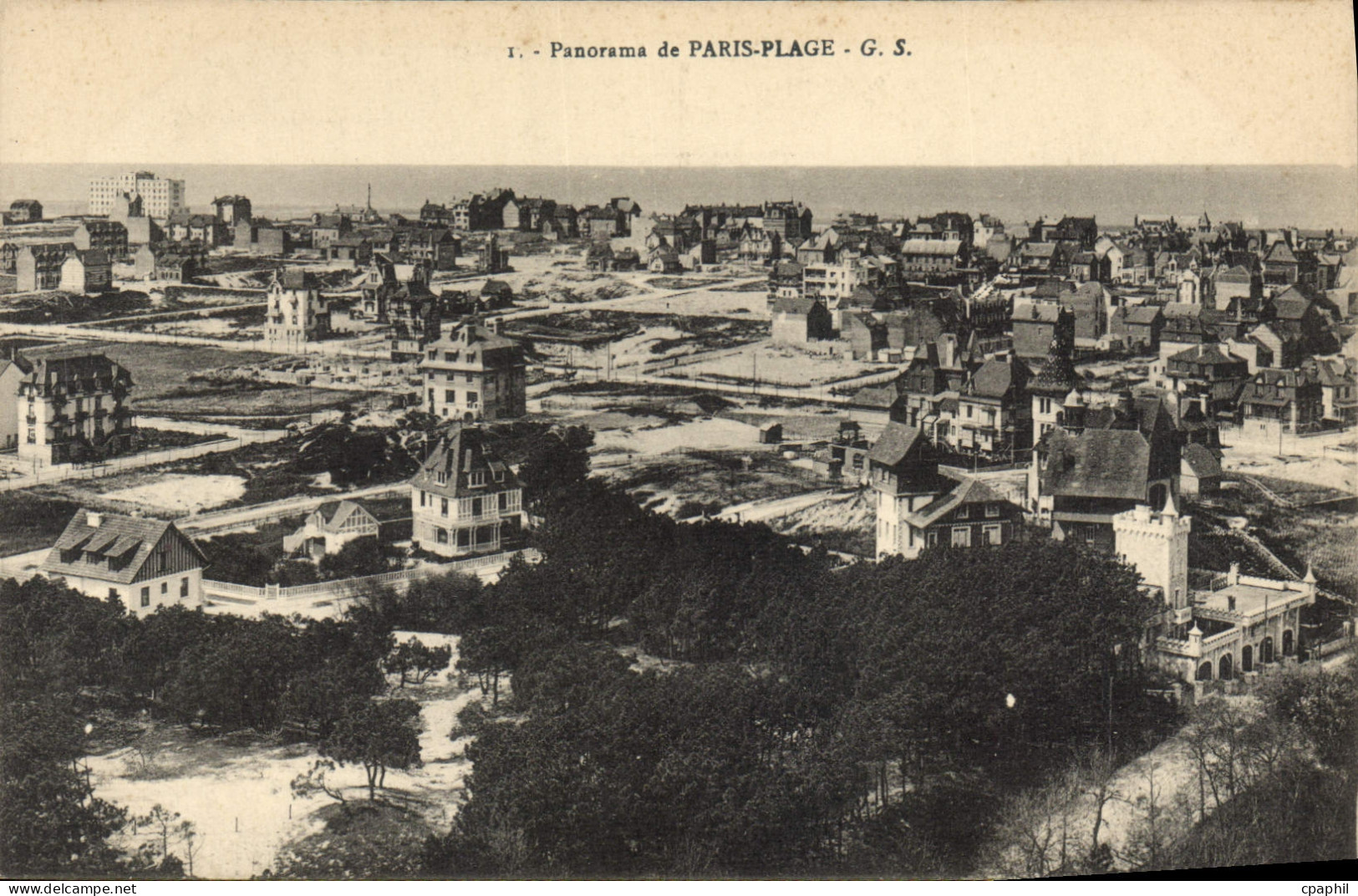 CPA Le Touquet Paris Plage panorama