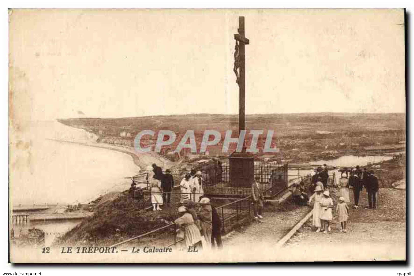 CPA Le Treport Le Calvaire