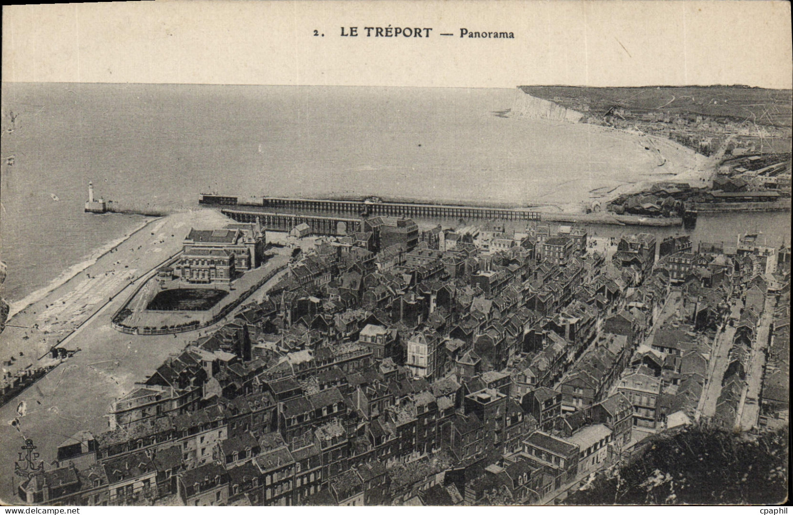 CPA Le Treport Panorama