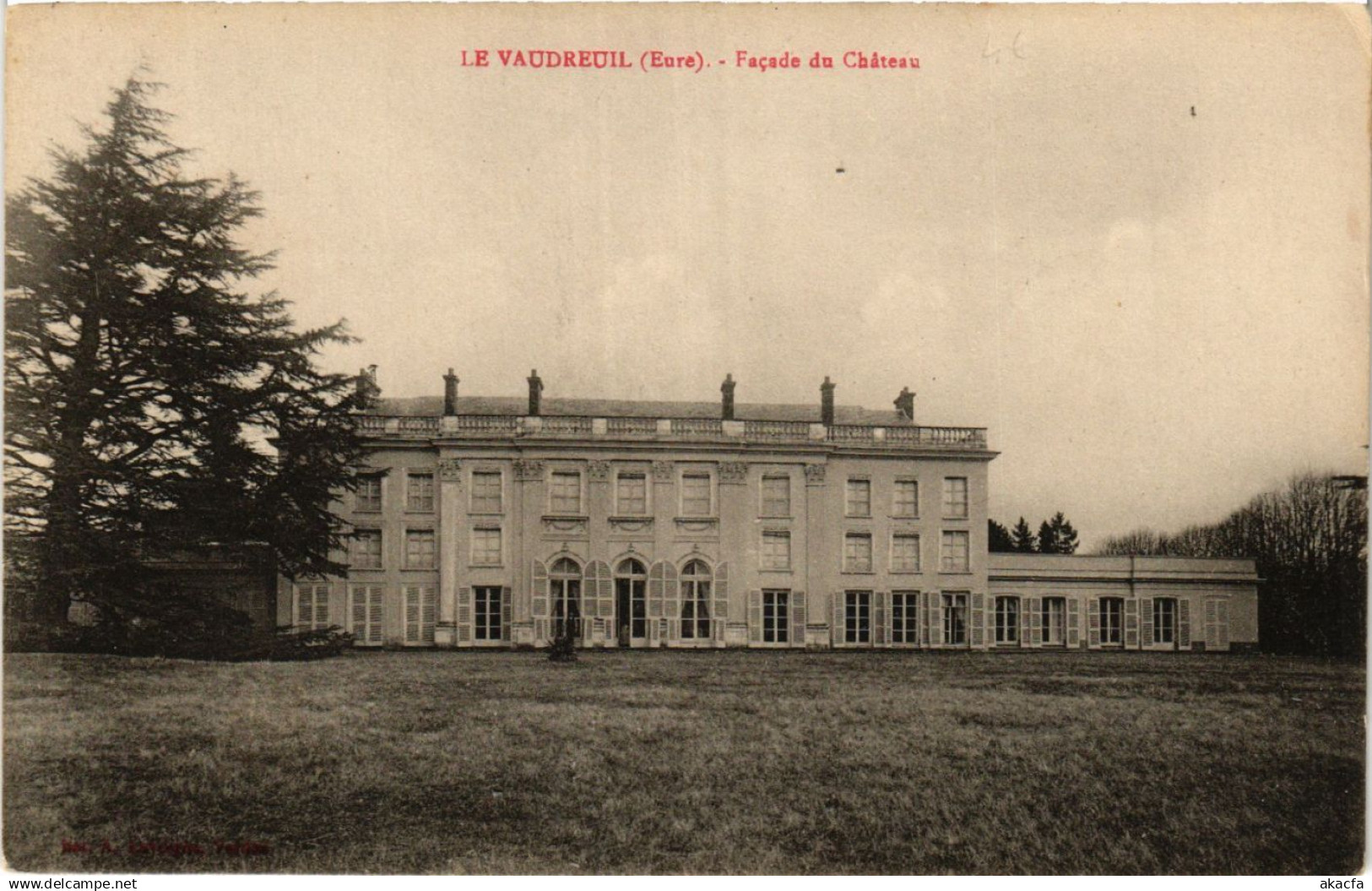 CPA Le VAUDREUIL - Facade du Chateau (392724)
