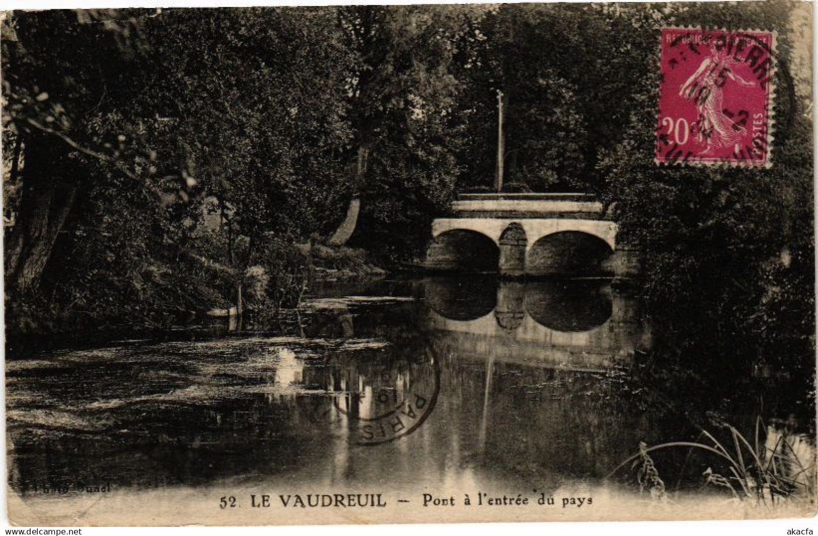 CPA Le VAUDREUIL - Pont a l'entrée du pays (163475)