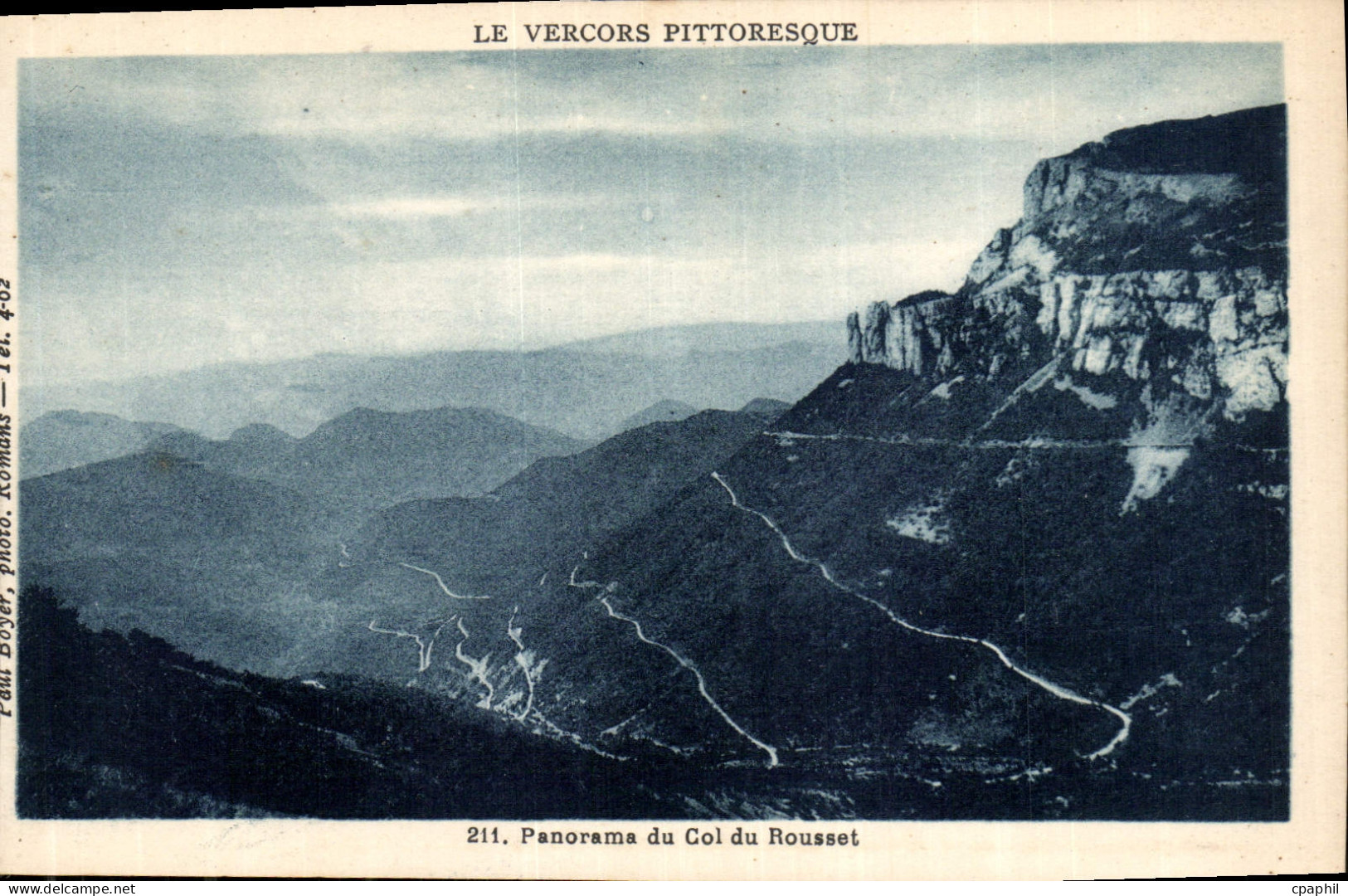 CPA Le Vercors pittoresque Panorama du col du Rousset