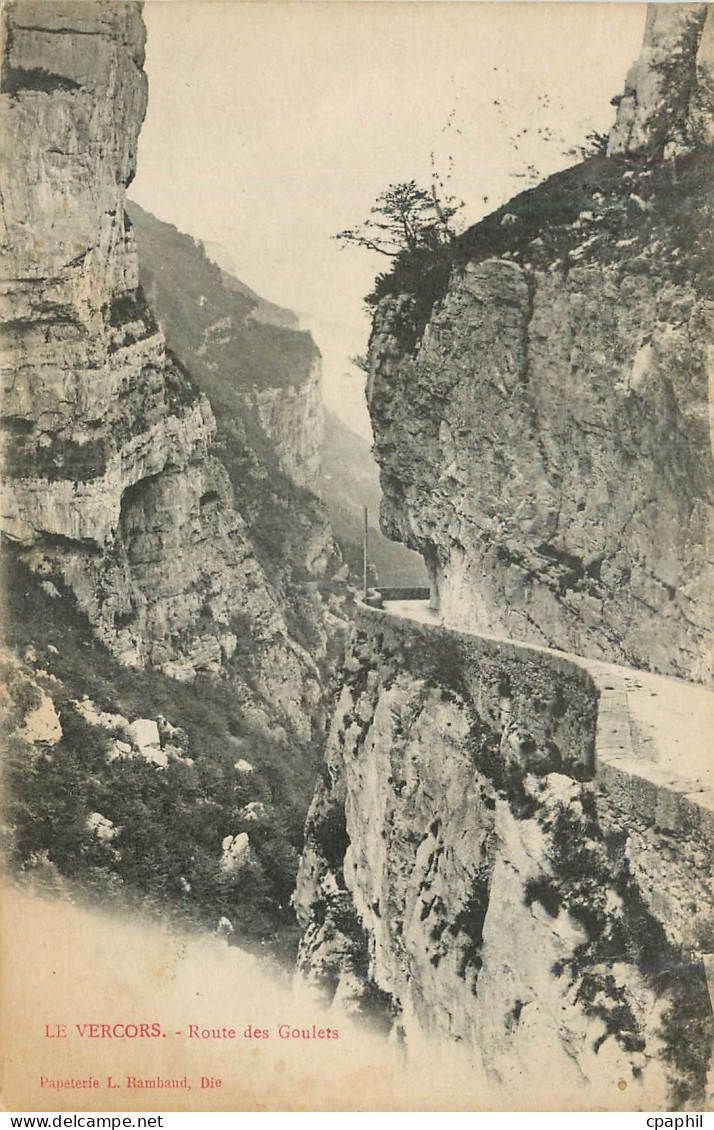 CPA Le Vercors Route des Goulets