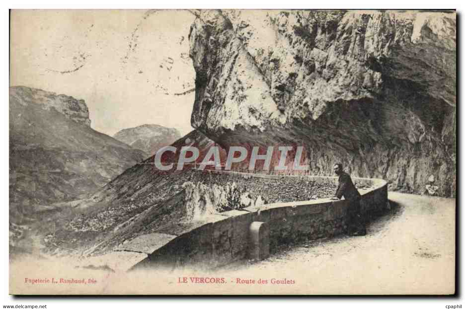 CPA Le Vercors Route Des Goulets