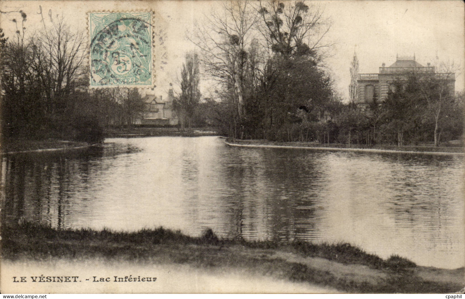 CPA Le Vesinet Lac inferieur