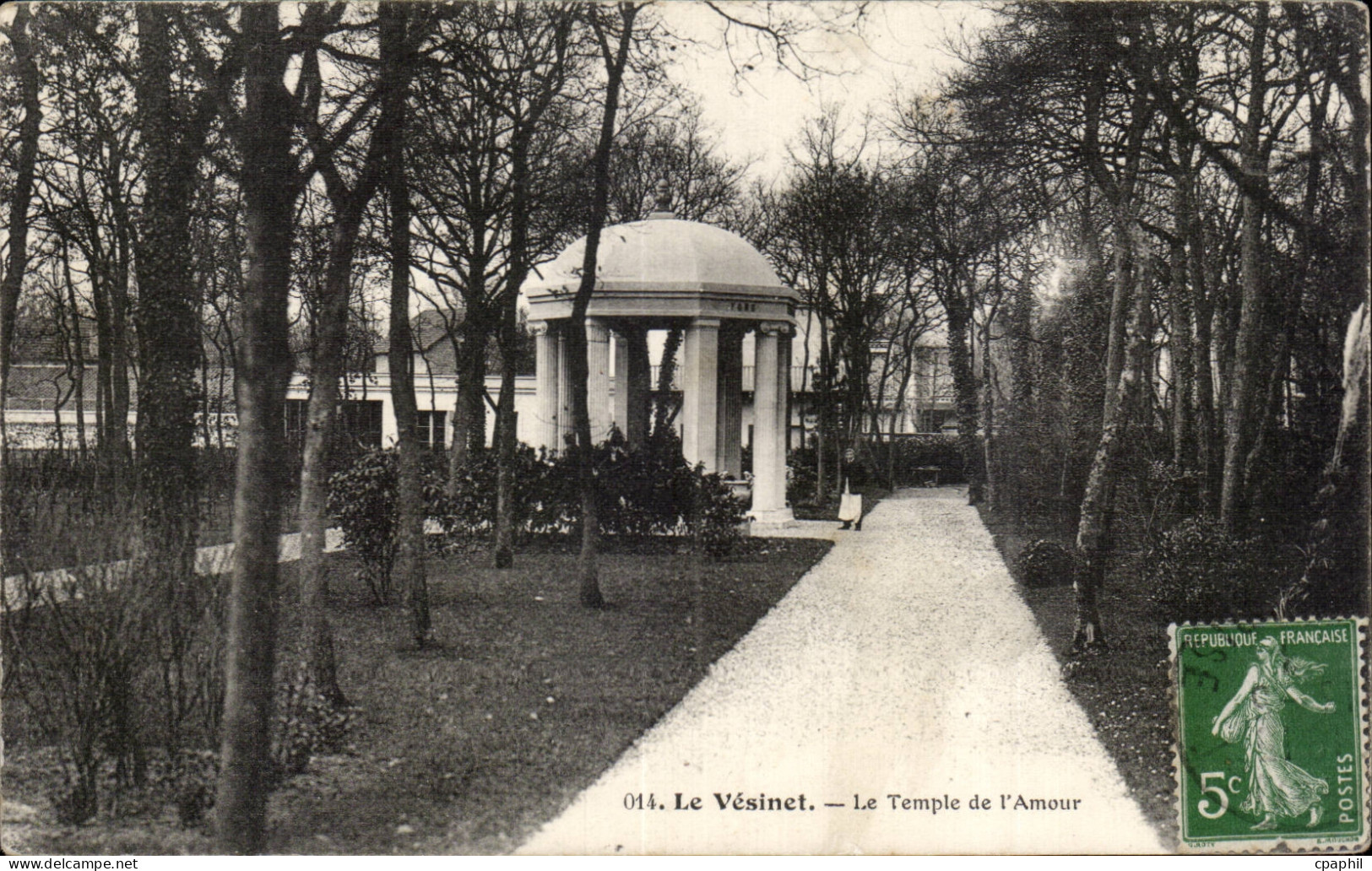 CPA Le Vesinet Le temple de l amour
