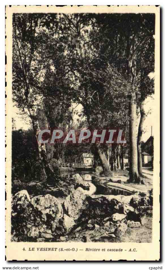 CPA Le Vesinet Riviere et Cascade