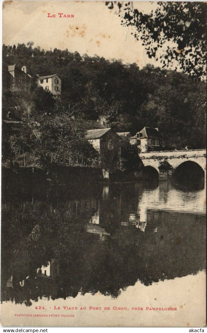 CPA Le Viaur au Pont de Cirou - pres Pampelonne (1087728)
