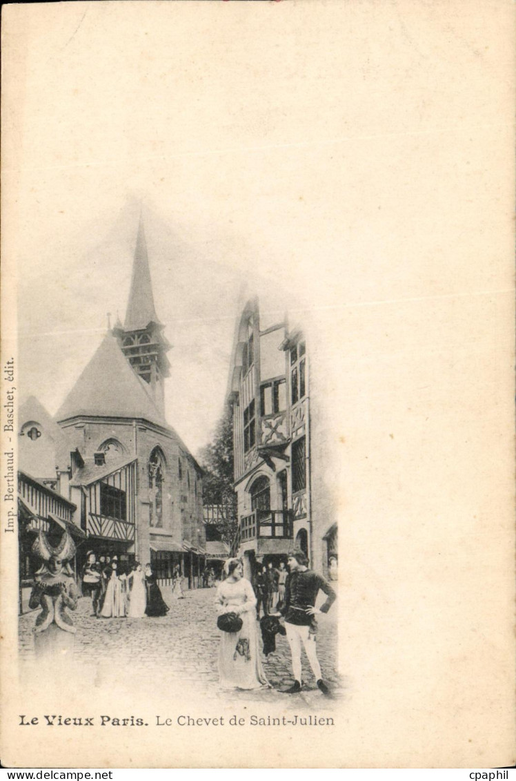 CPA Le Vieux Paris Le Chevet de Saint Julien