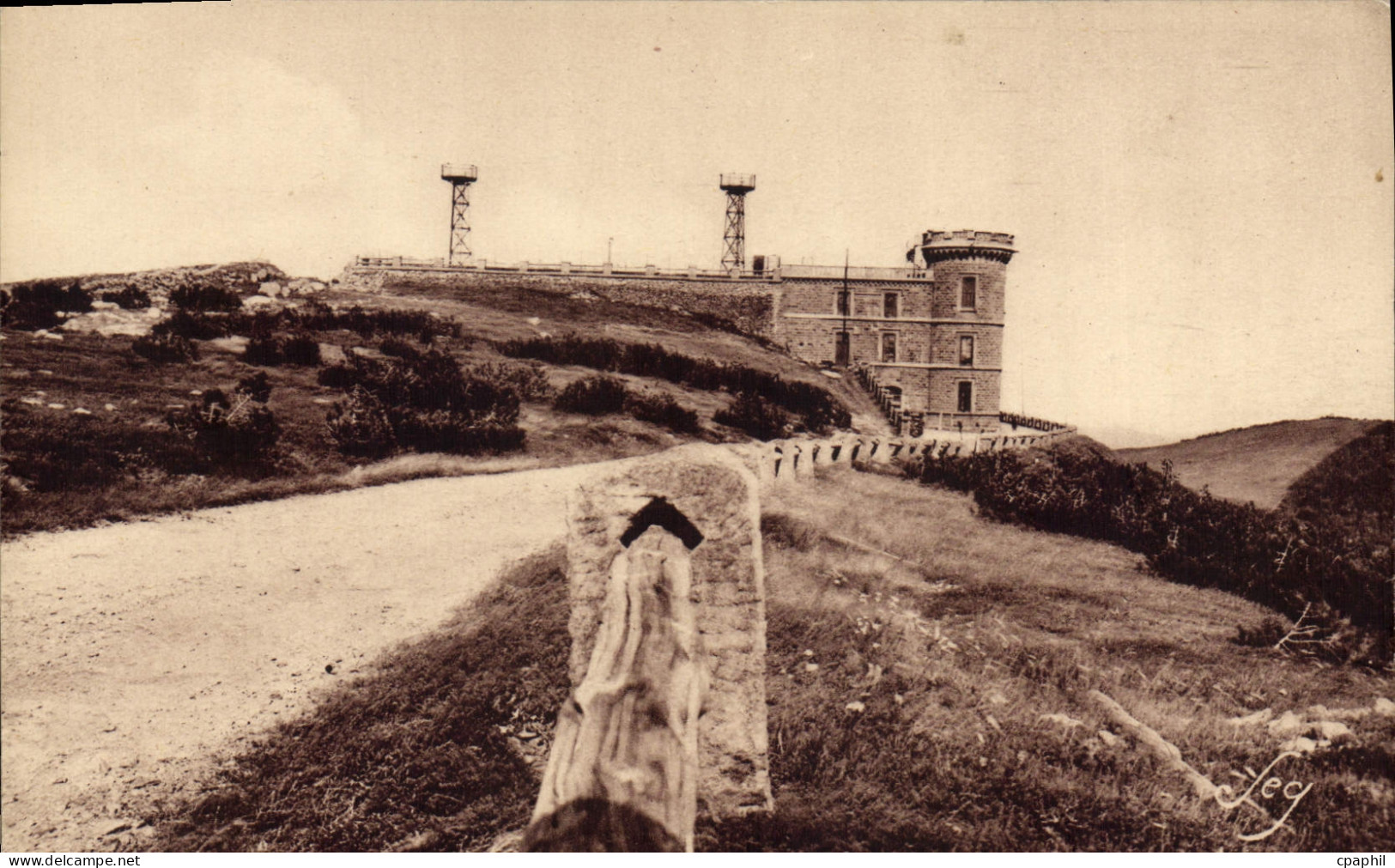 CPA Le Vigan L'Aigoual Observatoire
