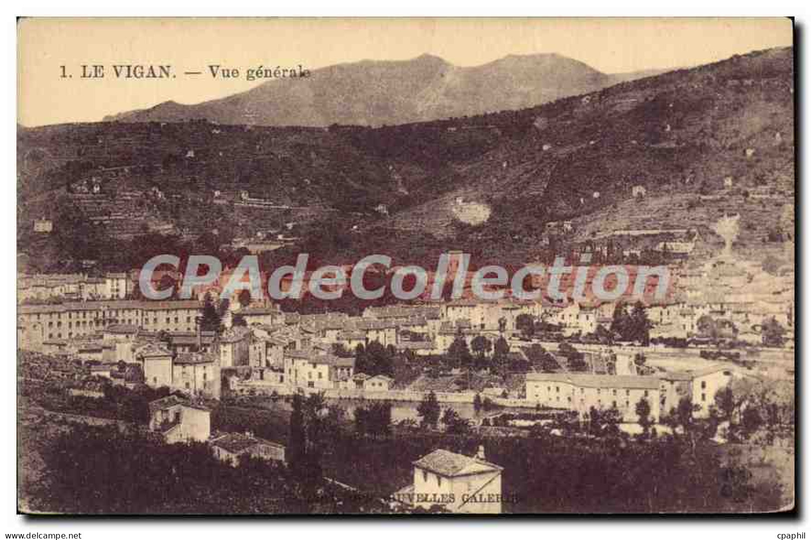 CPA Le Vigan Vue Generale