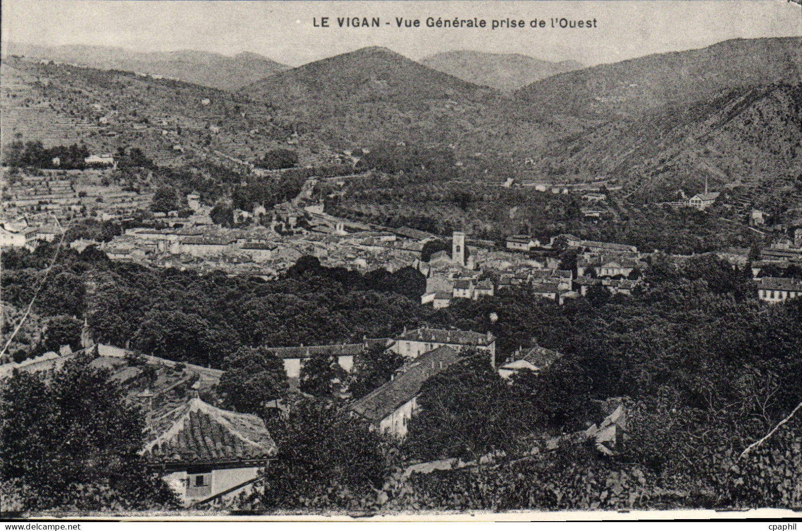 CPA Le Vigan Vue Generale Prise De I'Ouest
