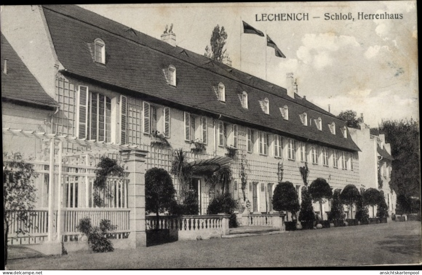 CPA Lechenich Erftstadt in Nordrhein Westfalen, Schloss, Herrenhaus