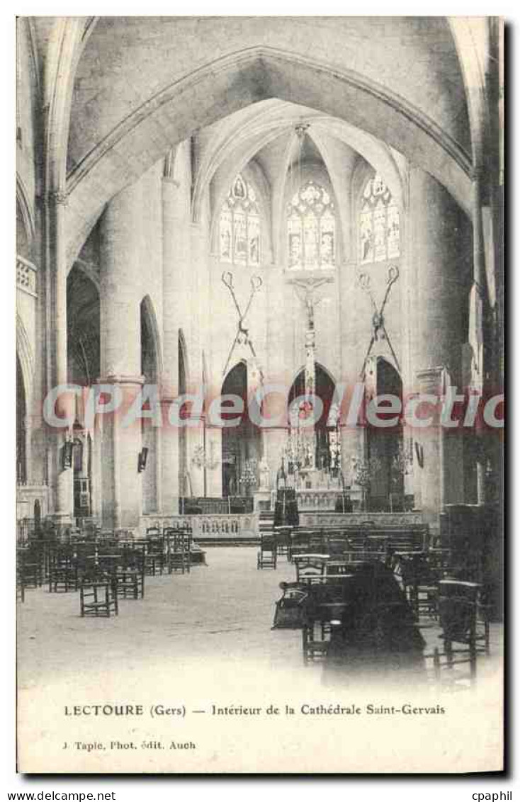 CPA Lectoure Interieur De La Cathedrale Saint Gervais