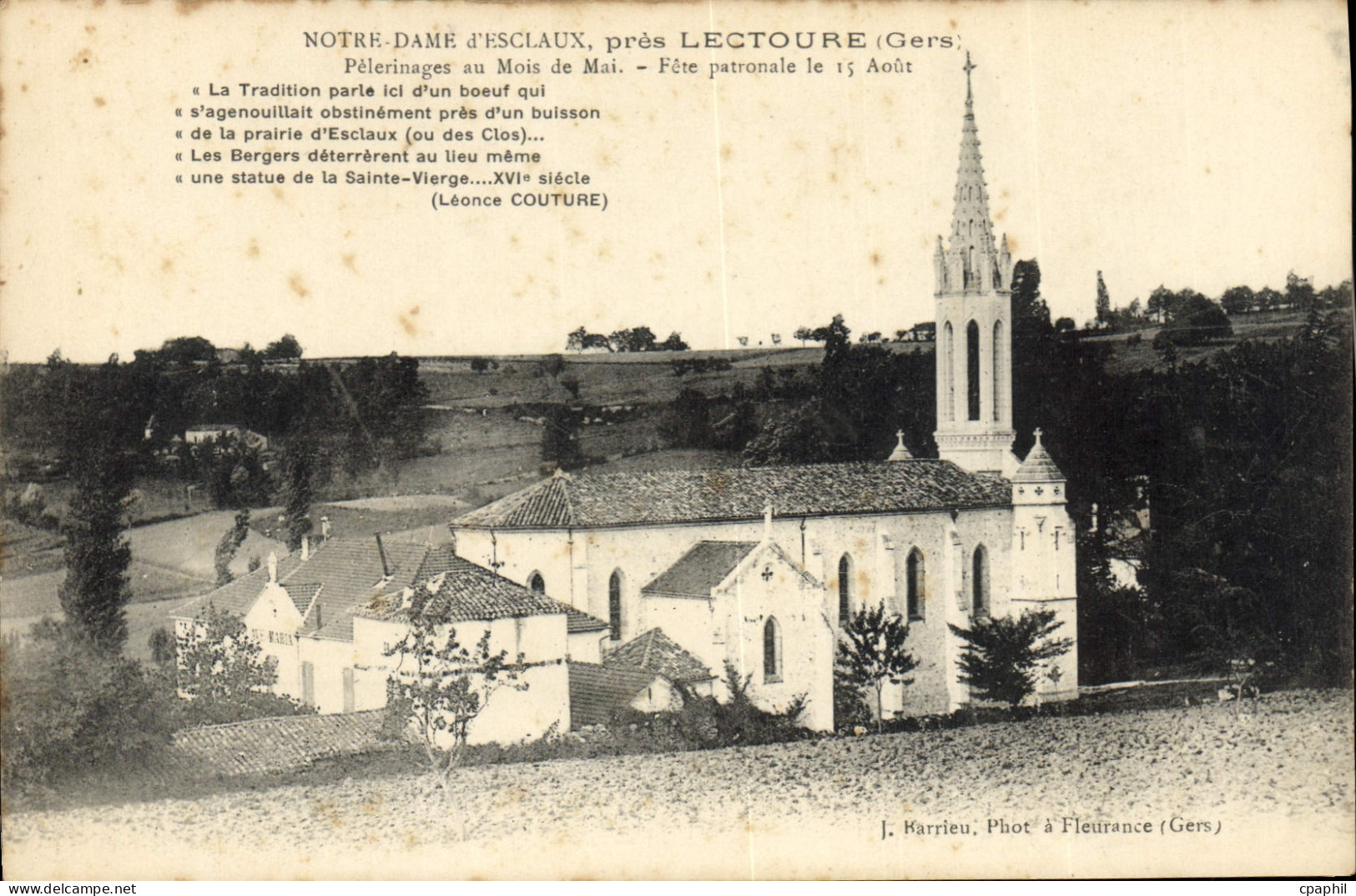 CPA Lectoure Pelerinages Au Mois De Mai