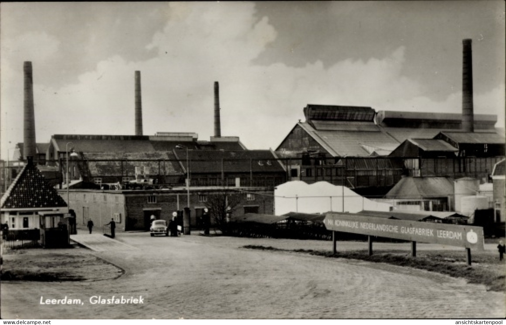 CPA Leerdam Südholland, Glasfabriek