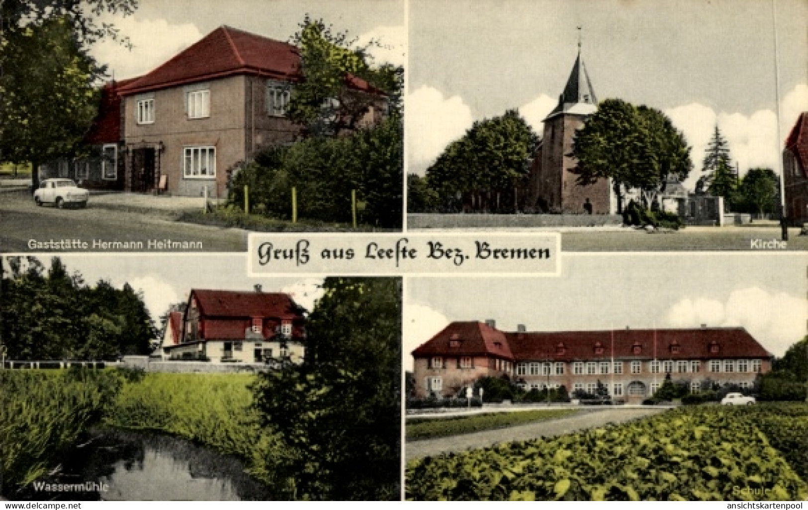 CPA Leeste Weyhe, Gaststätte Hermann Heitmann, Kirche