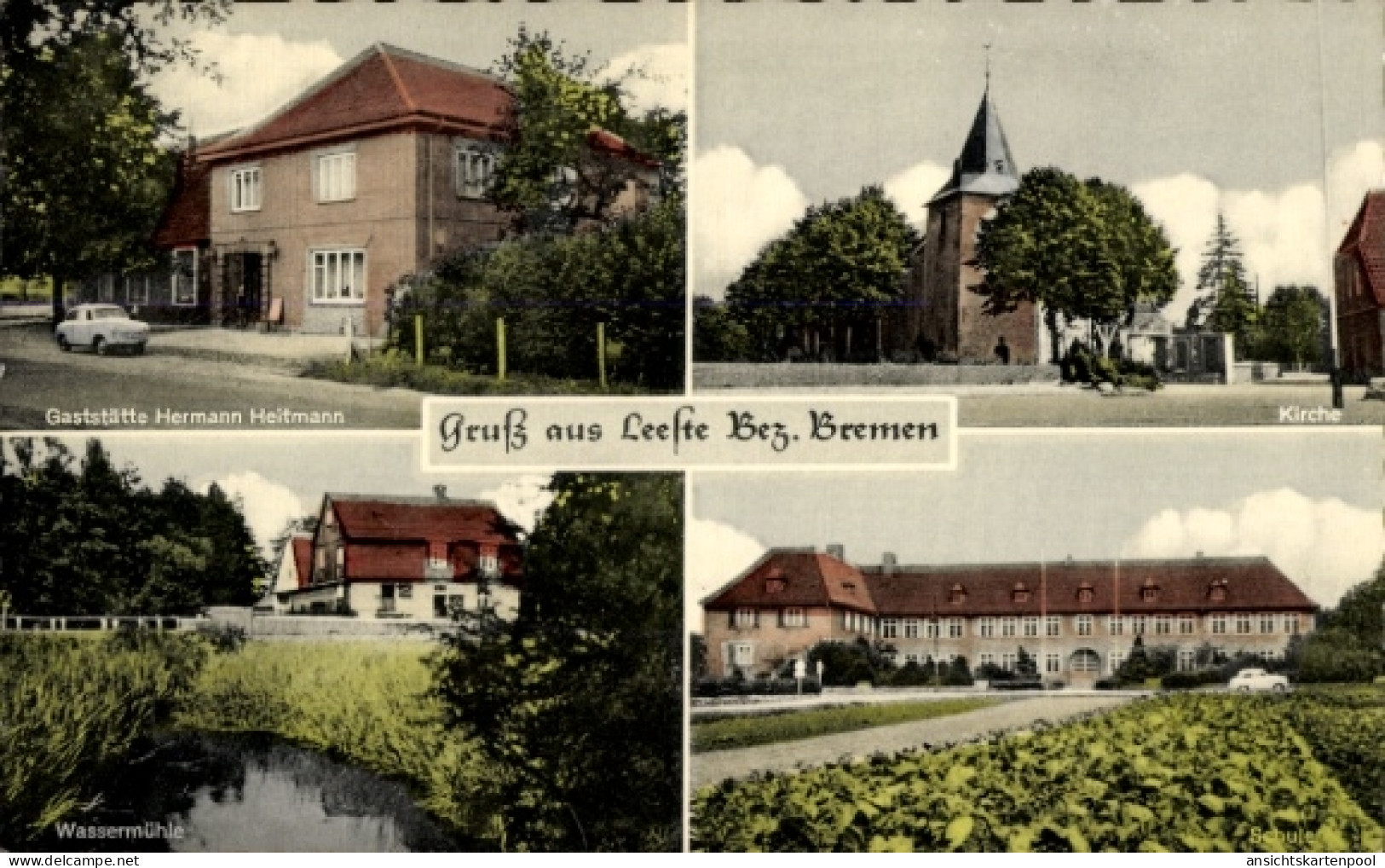 CPA Leeste Weyhe, Gaststätte Hermann Heitmann, Kirche