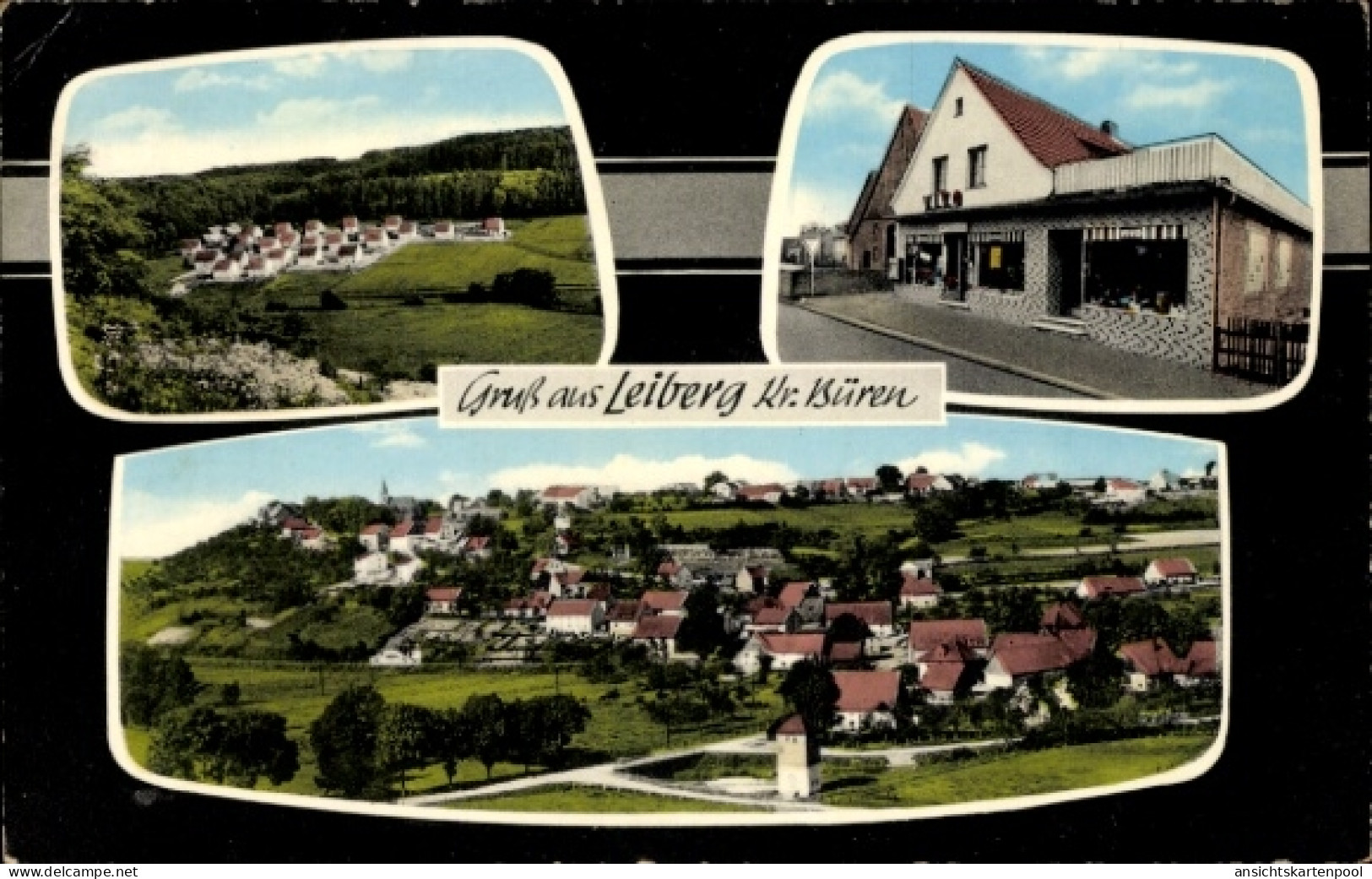 CPA Leiberg Bad Wünnenberg in Westfalen, Gesamtansicht, Geschäft