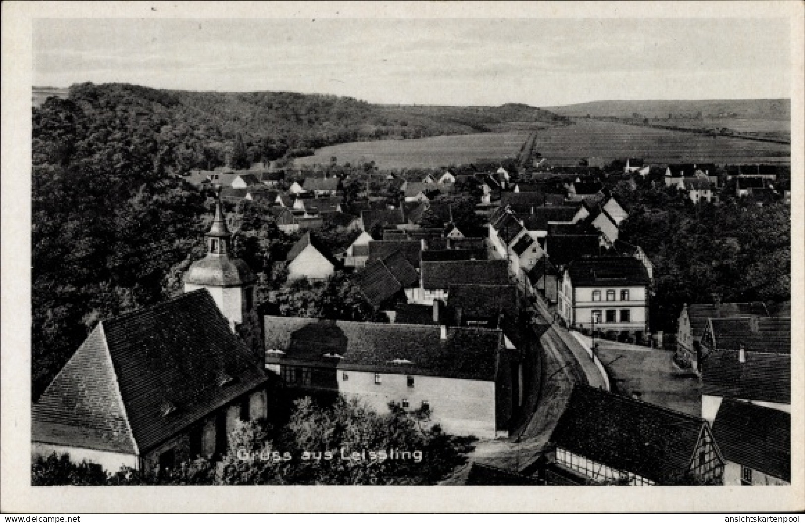 CPA Leißling Weißenfels in Saxe Anhalt, Panorama