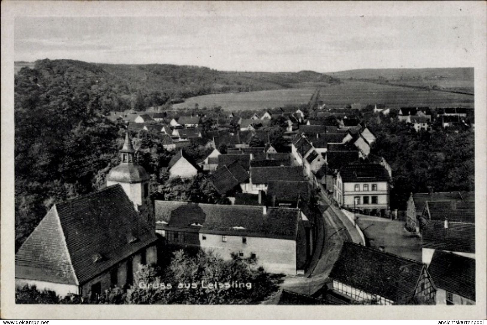 CPA Leißling Weißenfels in Saxe Anhalt, Panorama