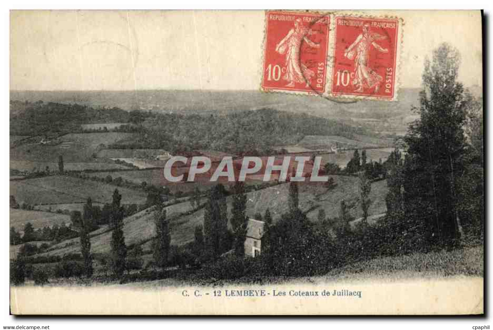 CPA Lembeye Les Coteaux De Juillacq