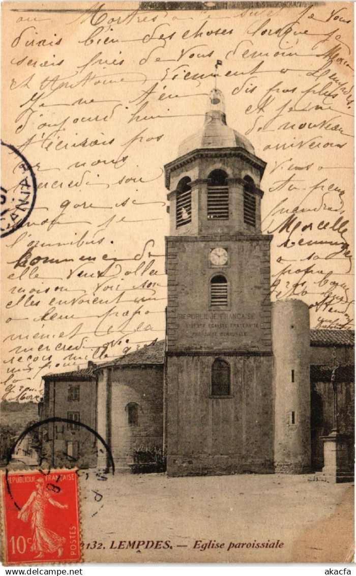CPA LEMPDES - église paroissiale (516828)
