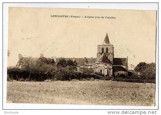 cpa LENCLOITRE l'église