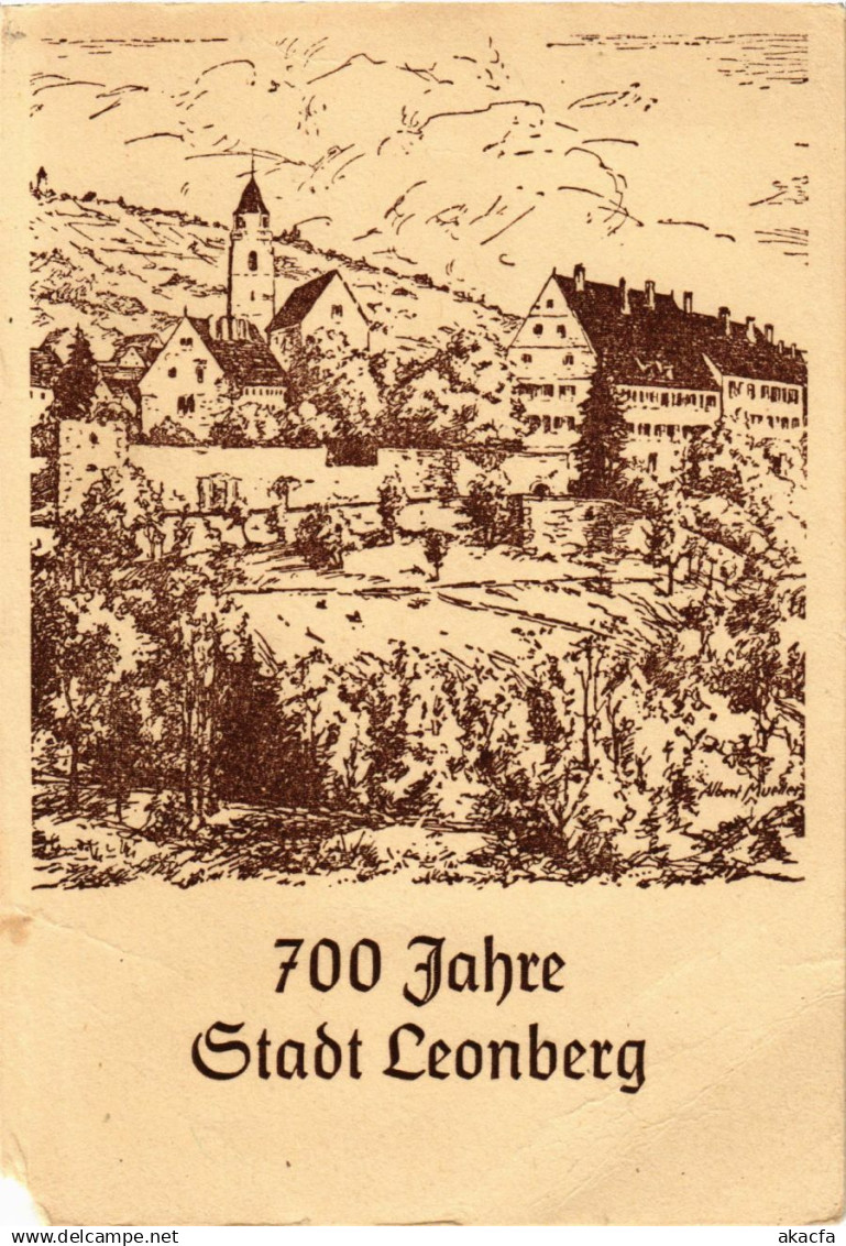 CPA Leonberg Stadt GERMANY (932248)