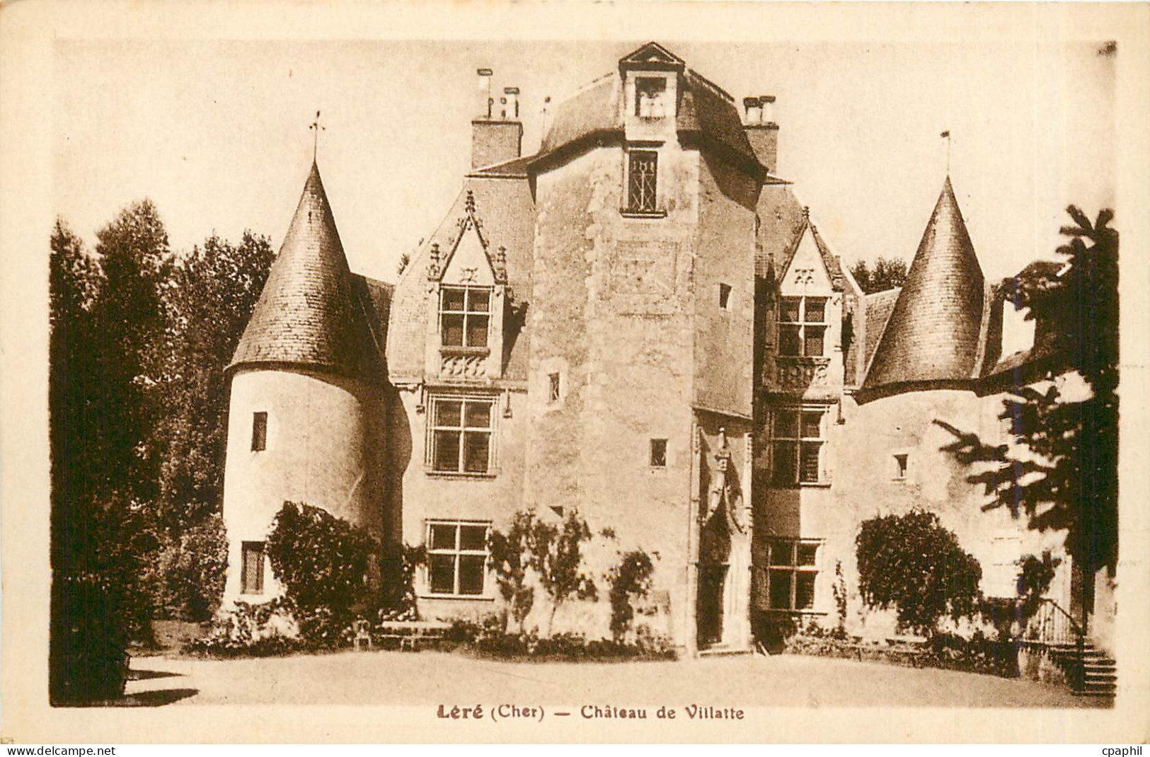 CPA Lere Cher Chateau de Villatte