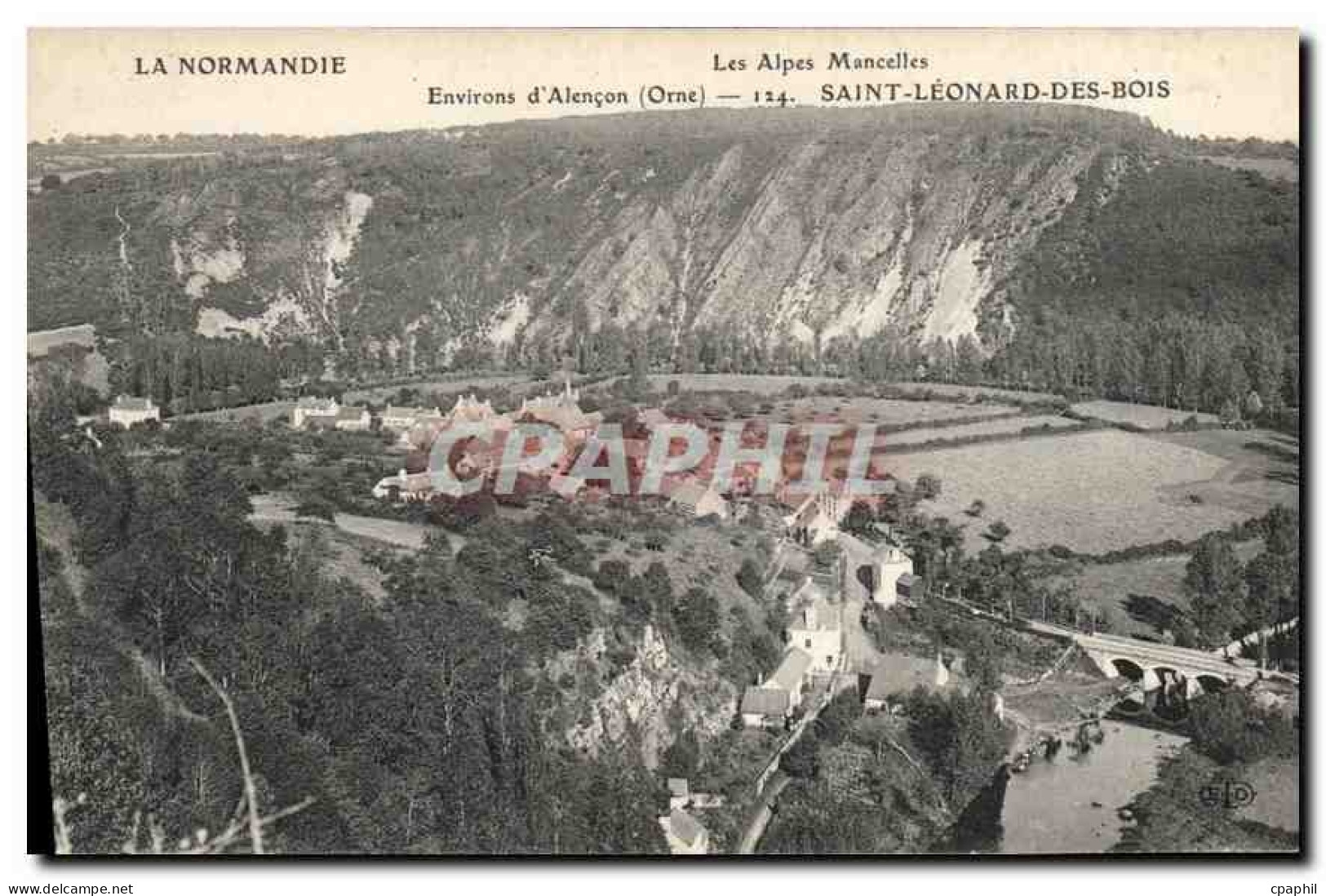 CPA Les Alpes Mancelles Environs d'Alencon Orne Saint Leonard des Bois